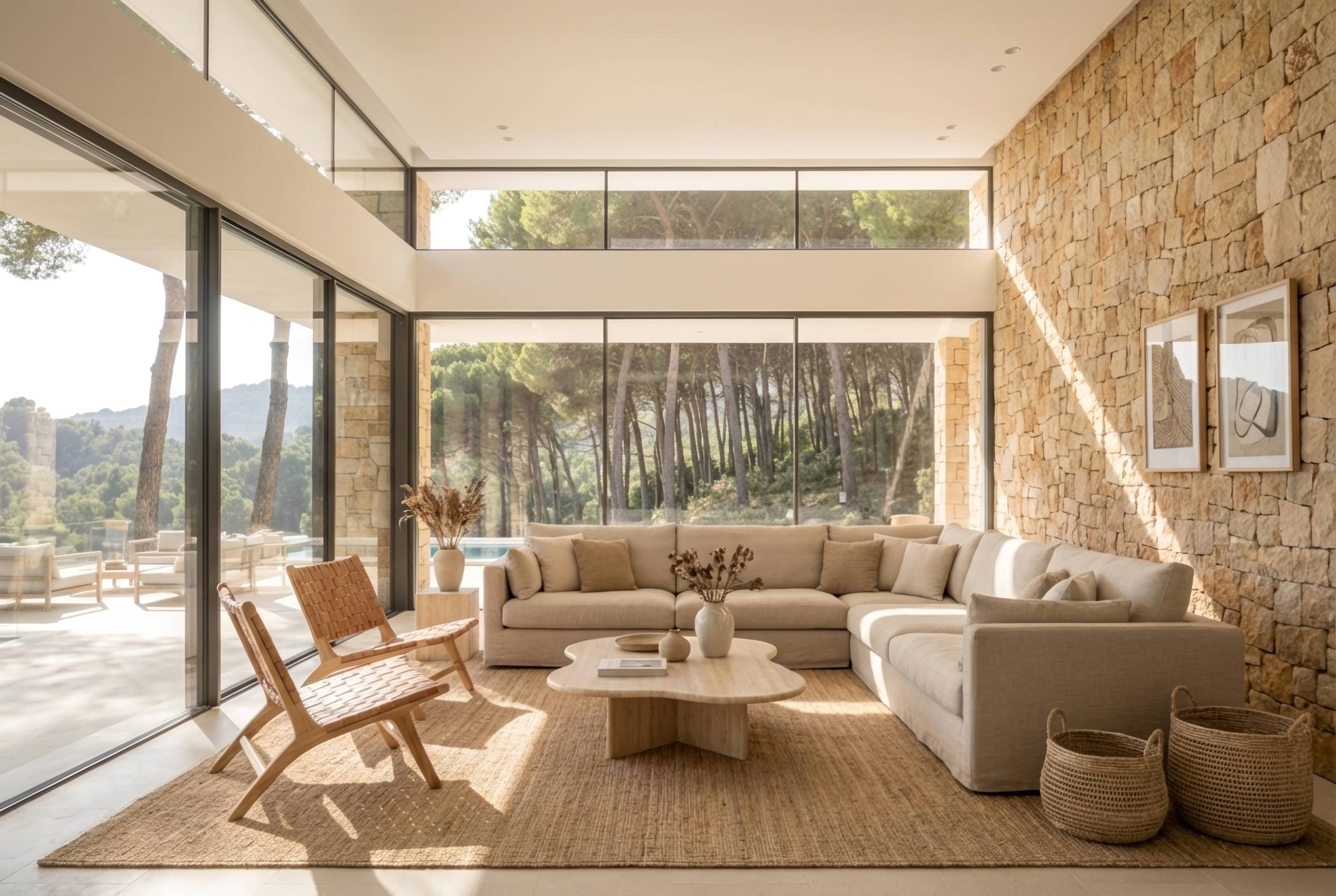 Mediterranean Forest Retreat Villa