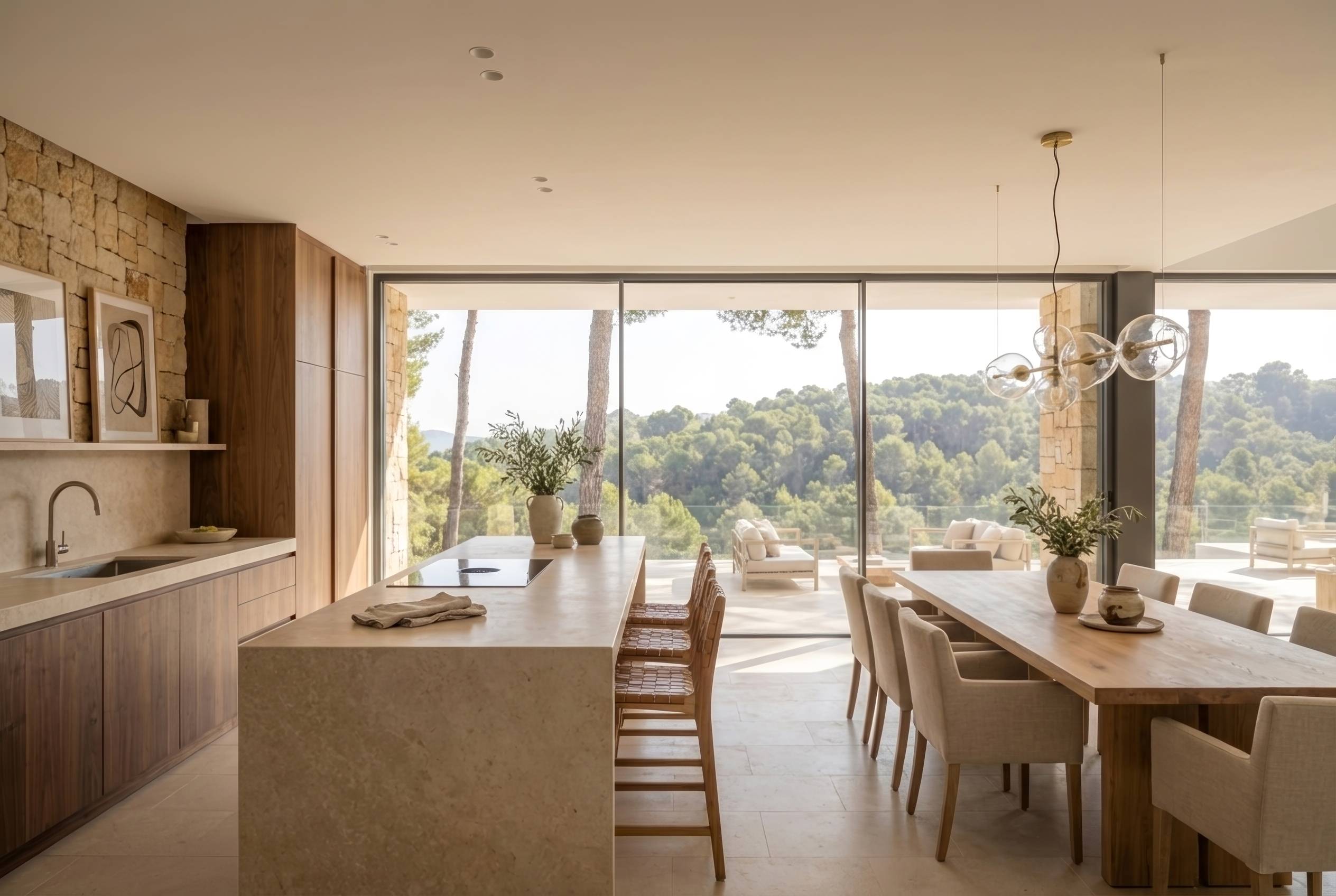 Mediterranean Forest Retreat Villa